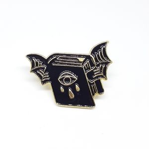 Witch spell book enamel pin